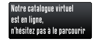 Notre catalogue virtuel est en ligne, n'h�sitez pas � le parcourir